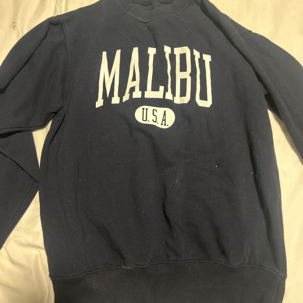 Malibu USA Men's Navy Sweater